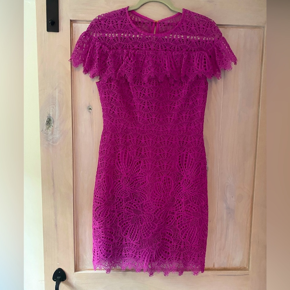 NWT Trina Turk Pink Lace Dress